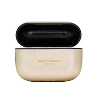 Saint Laurent - Women's Metallic Leather Airpods Pro Case