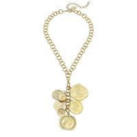 Susan Shaw - Women's Multi Coin Y Necklace
