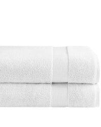 Under the Canopy Classic Organic 2-piece Bath Towel Set in white - item - detail view