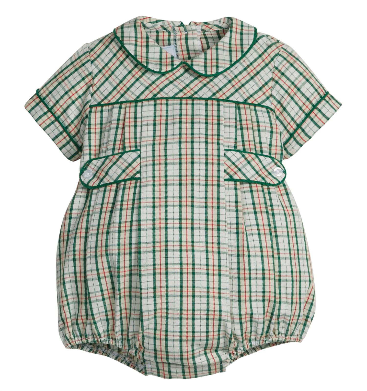 Little English - Babyboy's Bennett Bubble Onesies