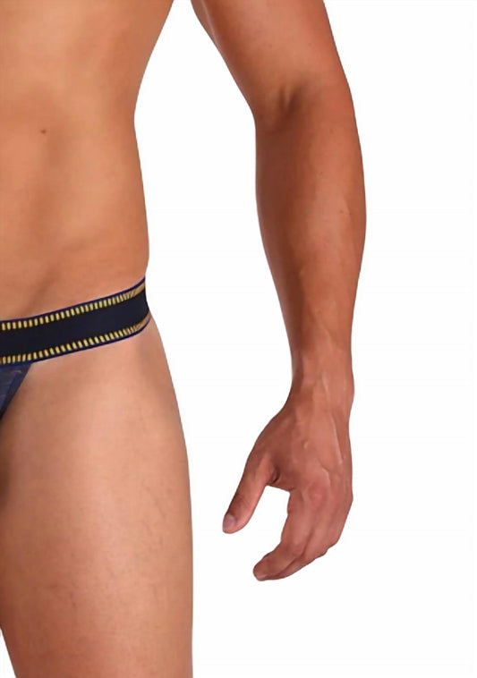 Papi - Textured Sport Injected Slub Jersey Thong