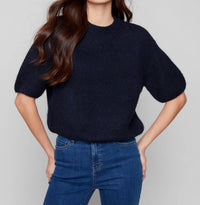 Charlie B - Balloon Elbow Sleeve Knit Sweater