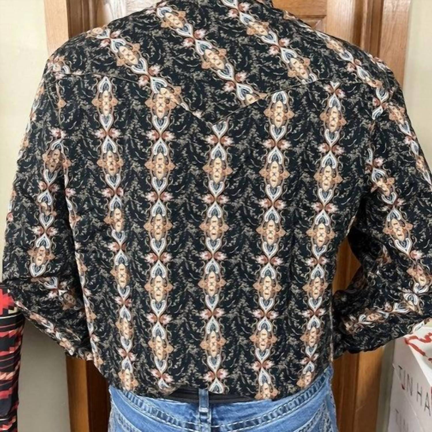 Cinch - Paisley Print Snap Long Sleeve Western Shirt