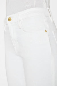 Frame - Le High Straight Cascade Raw Hem Jeans