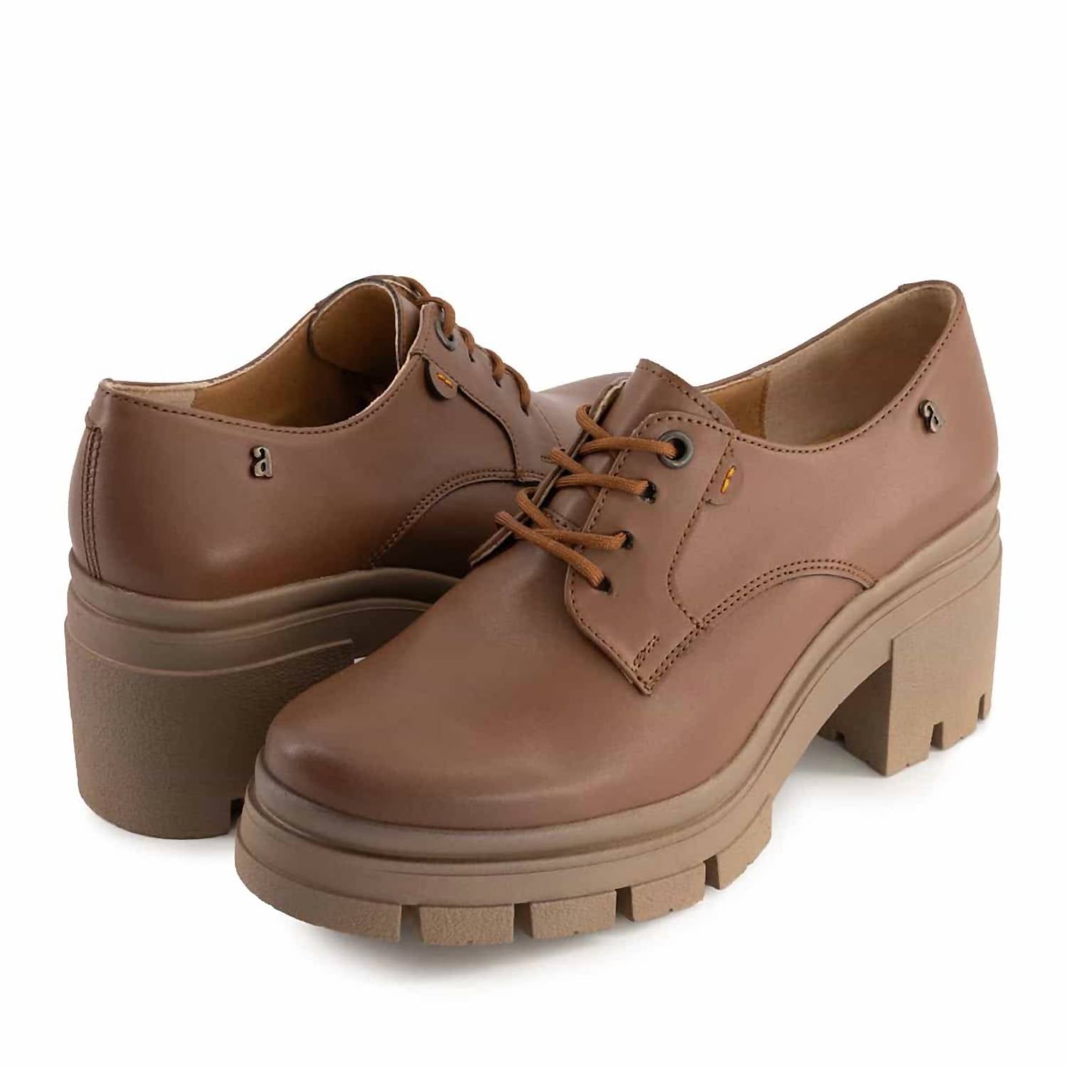 Andrea - Women's Heeled Oxfords Shoe