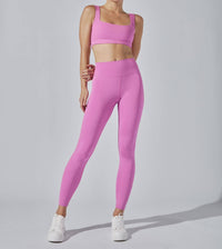 HEROINE SPORT Vital High Support Legging in super pink - women's pants - detail view