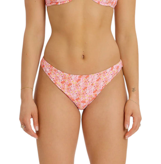 Something Navy - Floral Low Rise Bikini Bottoms