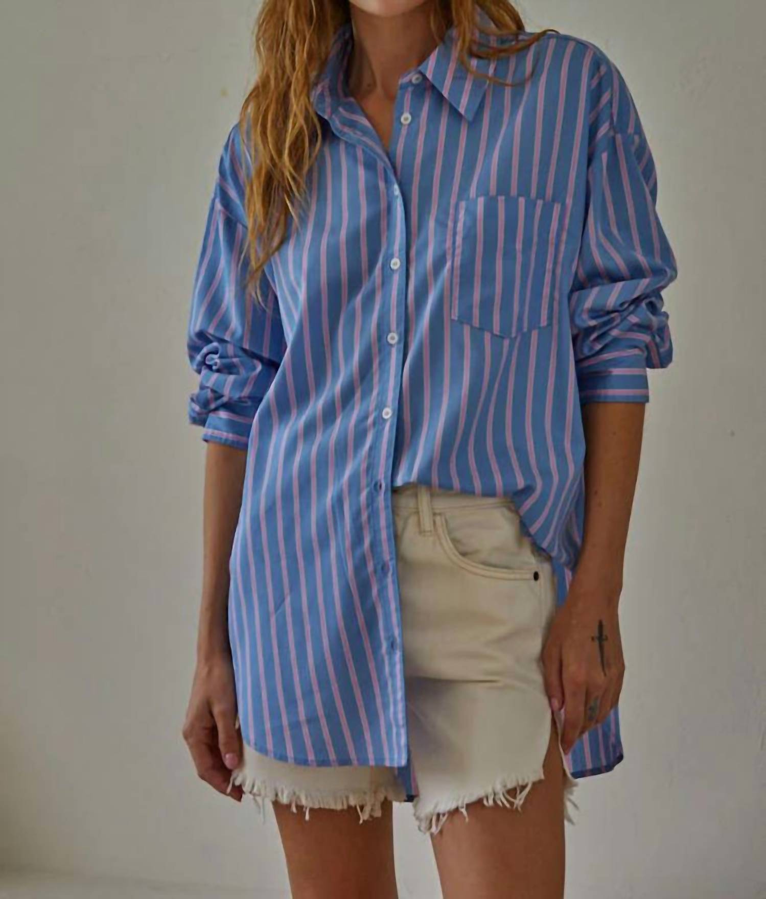 By Together - Button Down Striped Shirt
