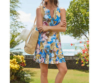 Tommy Bahama - Marbella Split Neck Spa Dress Cover Up