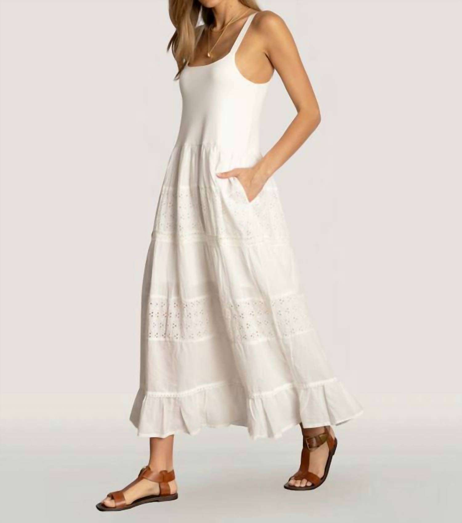 Dylan - Victoria Tank Eyelet Maxi Dress