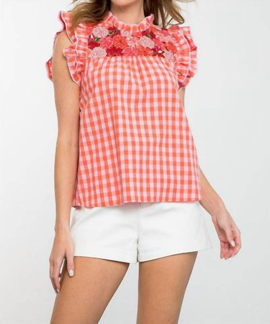 Thml - Dawn Of My Heart Gingham Top