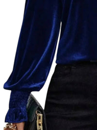 Miss Sparkling - Velvet Long Sleeve Top