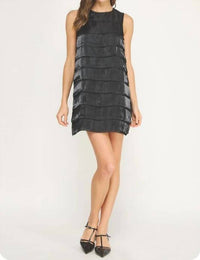 Strut & Bolt - Ruffled Detail Mini Dress