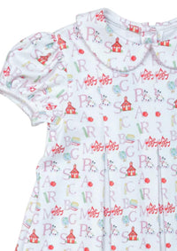James & Lottie - Girl's Abc Penny Pleat Dress