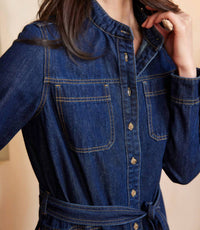 Karen Kane - Belted Denim Shirtdress
