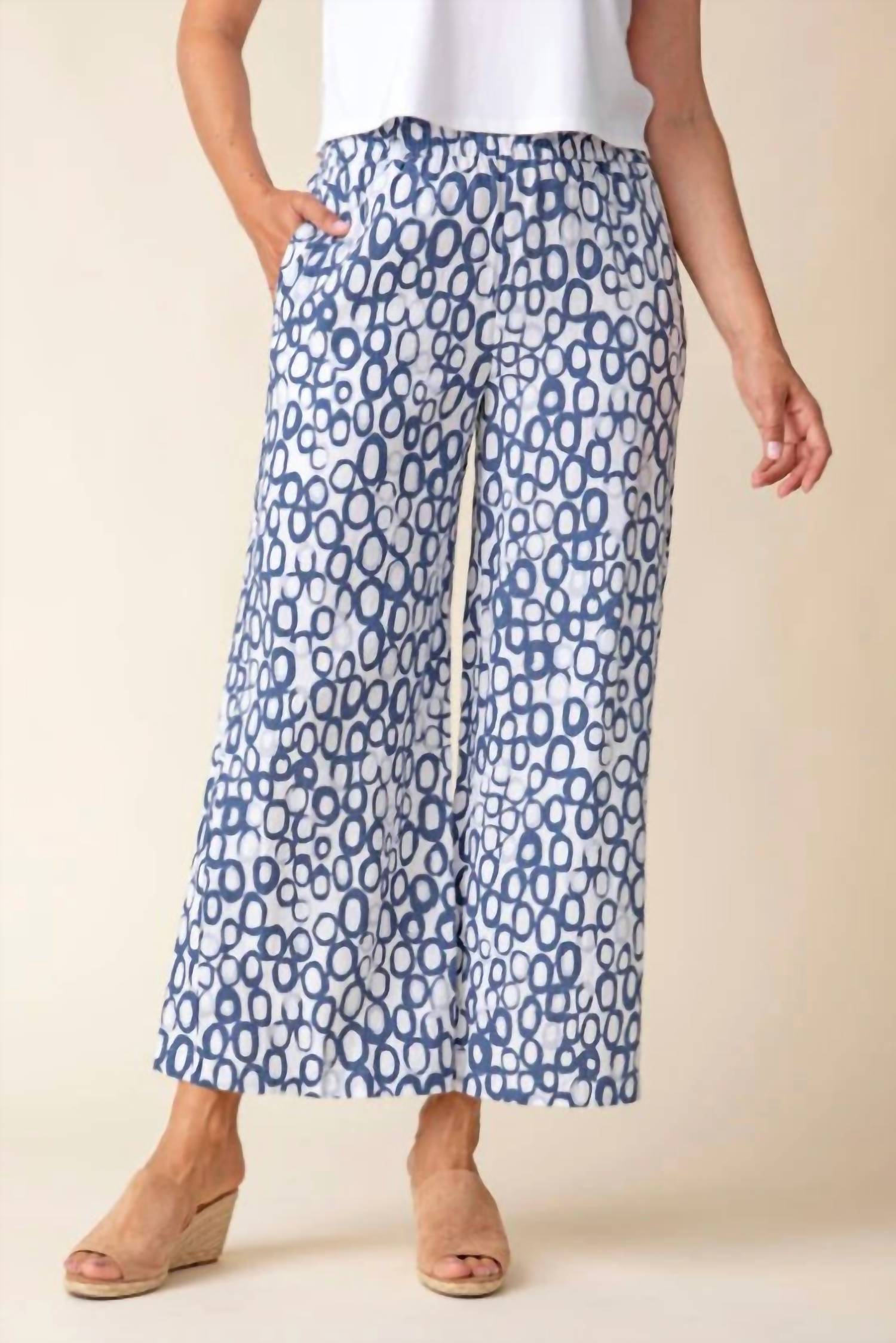 Habitat - Linen Circle Easy Flood Pants