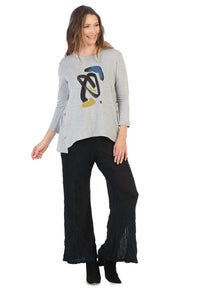 Jess & Jane - Jasmine Baby Terry Button Accent Top