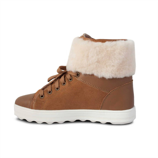 LADIES CHAMP SHEEPSKIN TRIMMED BOOT