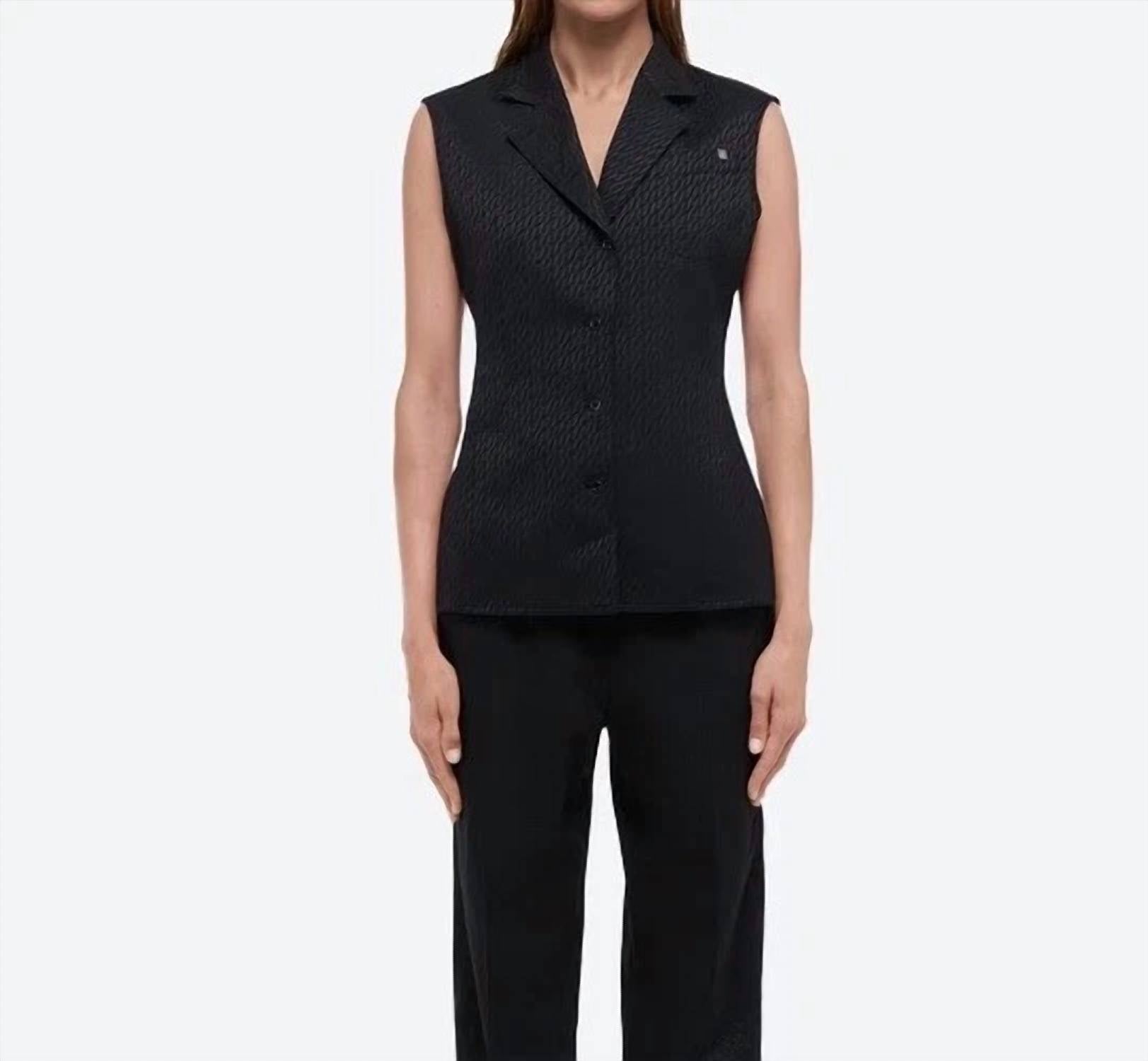 Helmut Lang - JACQUARD SATIN VEST