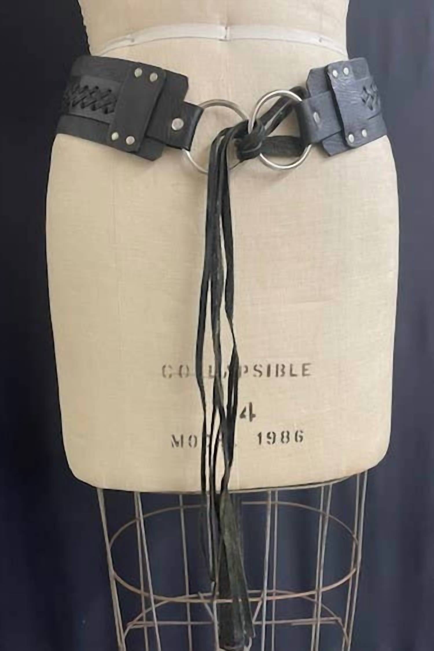 Dairi - Women's Double Loop Leather Belt