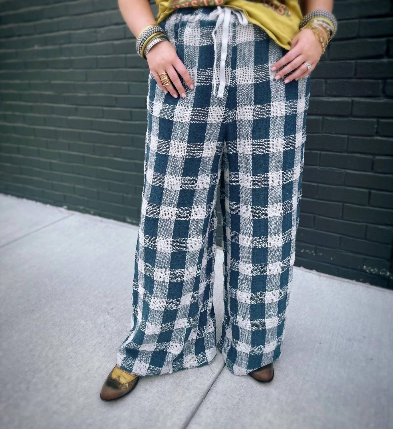 Jaded Gypsy - Brooks Gingham Pants