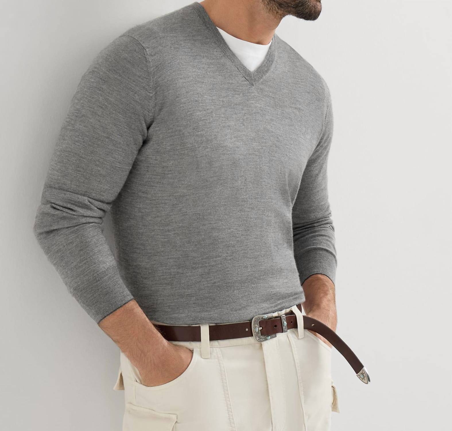 Brunello Cucinelli - Cashmere V-Neck Sweater