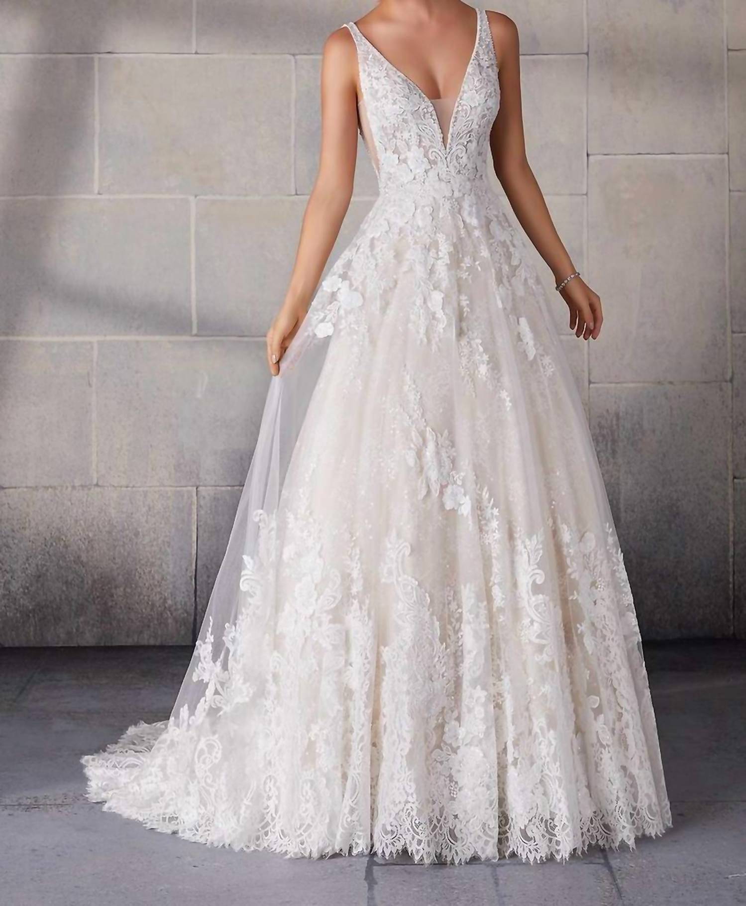 Morilee - Suzanne Diamante And Crystal Gown