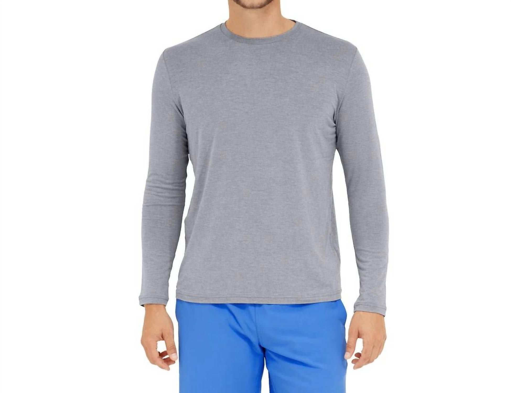 Somewhere Sunny - Men's Upf 50+ Bamboo Everyday Long Sleeve Top