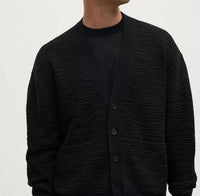 Johnstons Of Elgin - Plaited Textured Vee Cardigan
