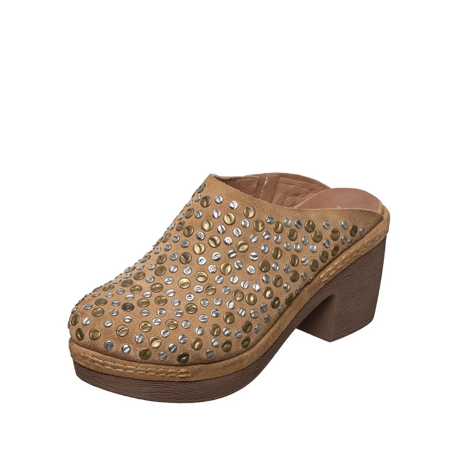 Antelope Women's R13 Serena Stud Clog in gold - women's shoe