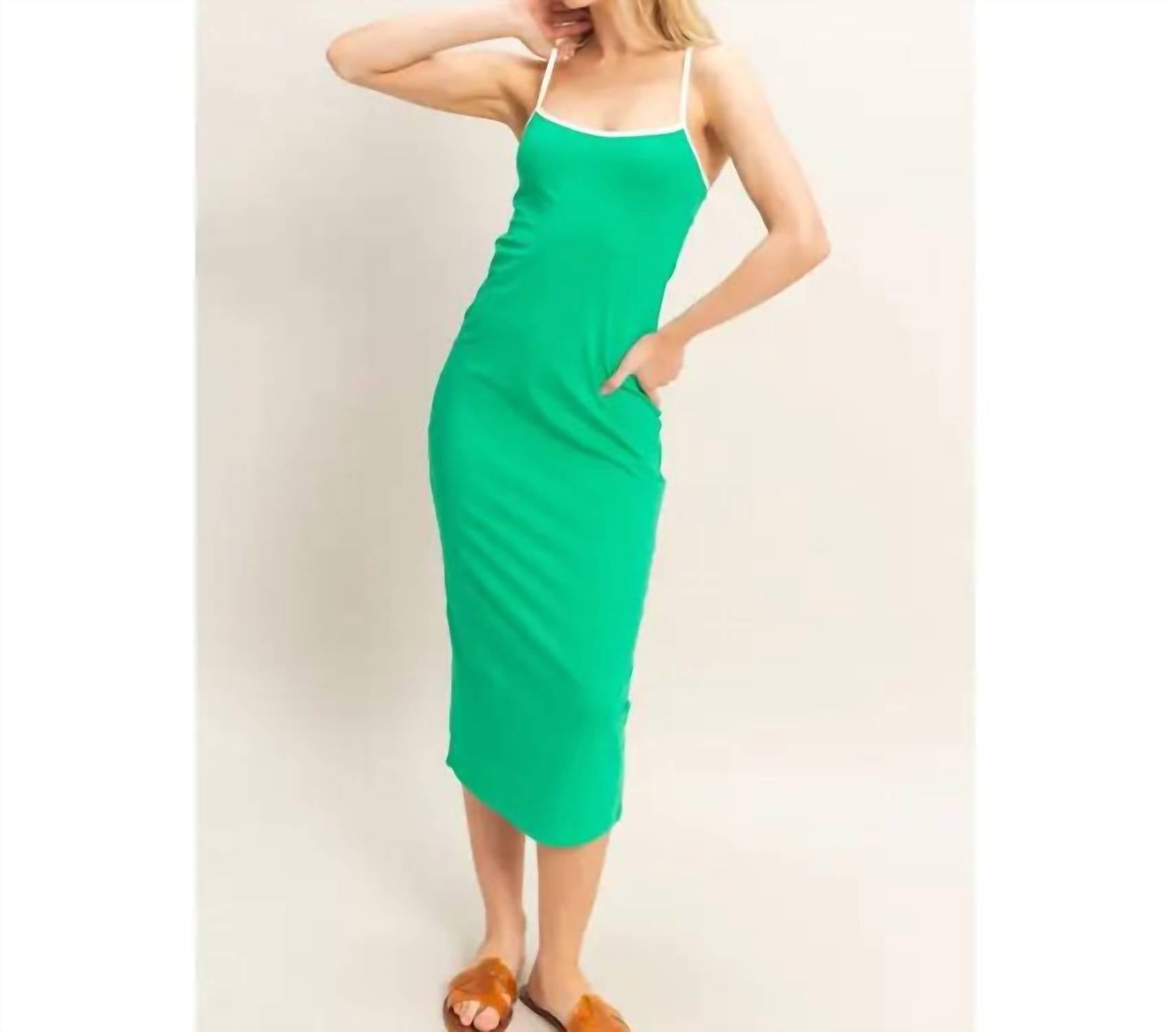 Hyfve - Spaghetti Strap Bodycon Dress