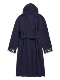 Balenciaga - Women's Fringe Brushed Wool Coat