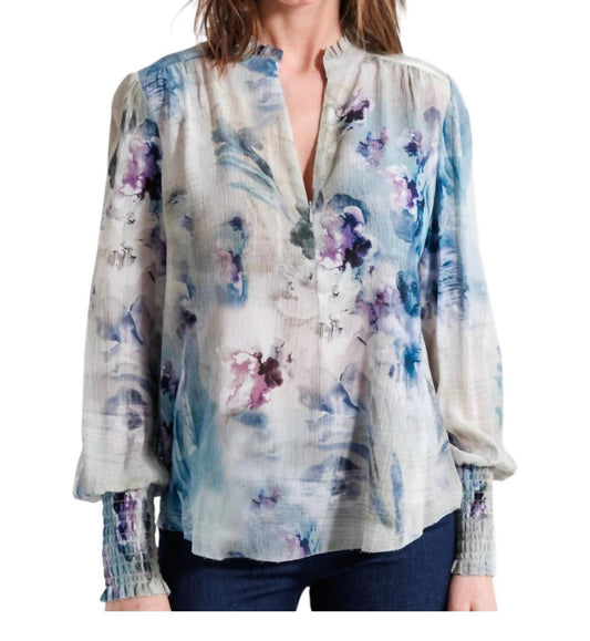 Go By Go Silk - Soft Spoken Printed Blouse