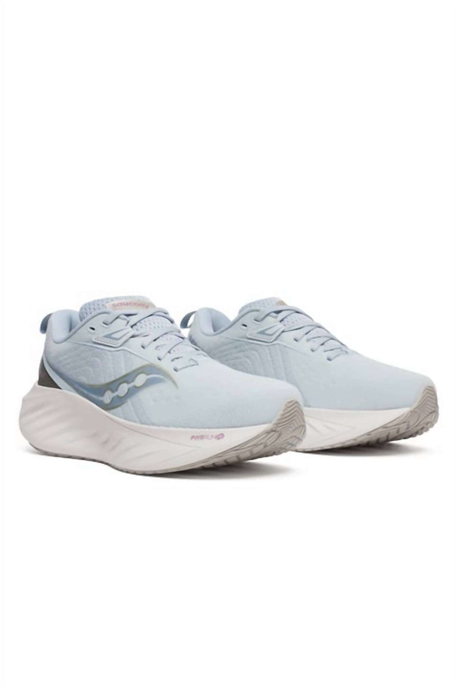 SAUCONY Women's Triumph 22 Running Shoe in vapour moon - women's shoe - alternate view