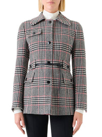 Akris Punto - Women's Belted Plaid Jacket
