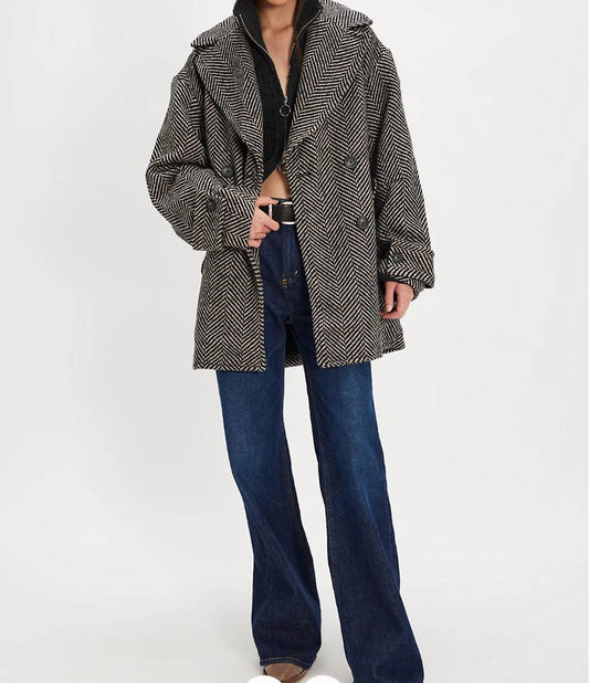 Free People - Ari Wool Peacoat