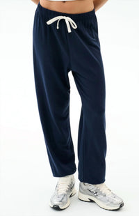 SPLITS59 Andie Fleece Sweatpant in indigo - women's pants