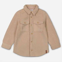 Deux Par Deux - Kids' Flap Pocket Sherpa Shacket