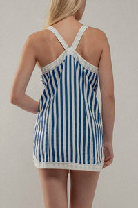 Trend:Notes - Sunshine Stripe Overall Dress