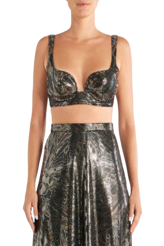 Etro - Sequin Underwire Bralette Top