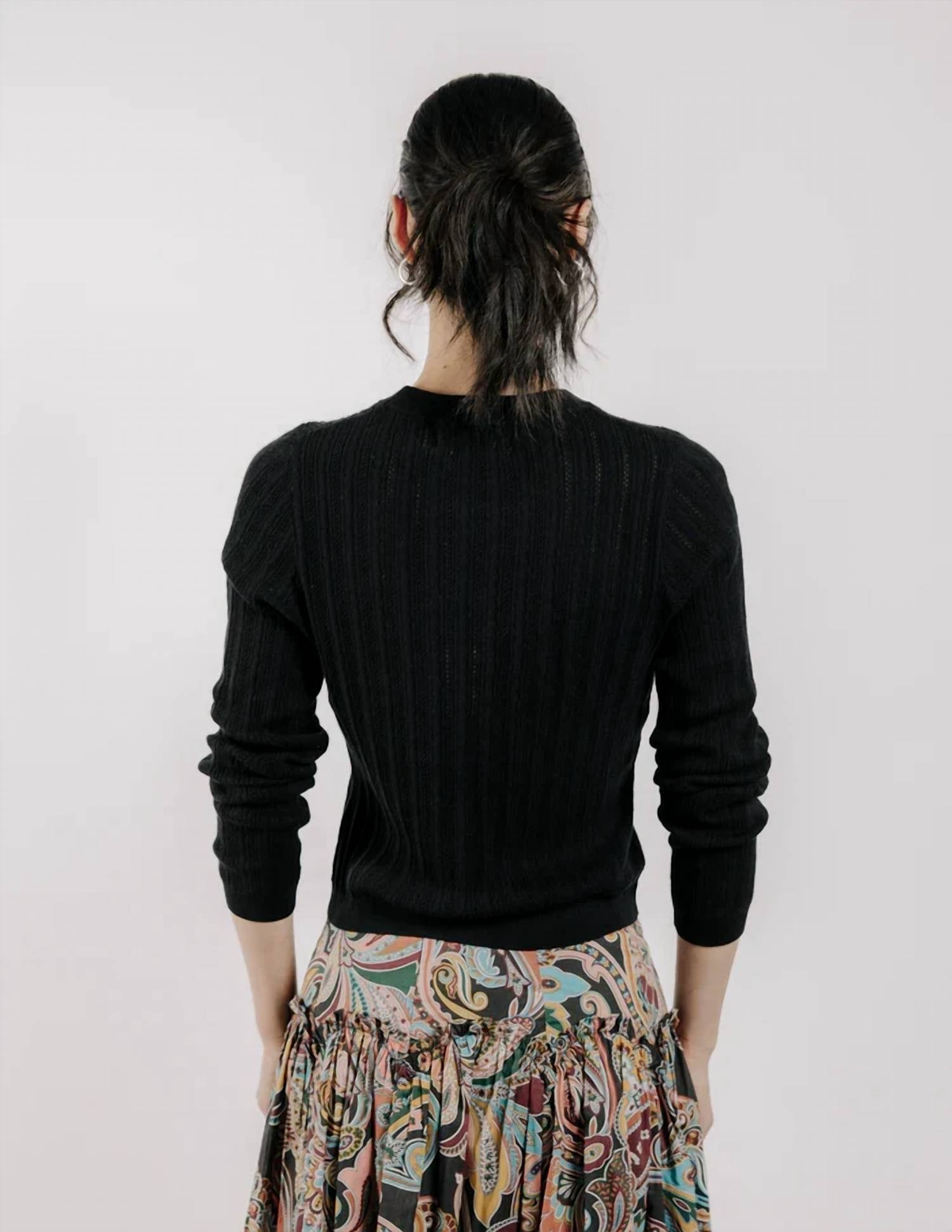 Love The Label - Sarafina Pointelle Knit Sweater
