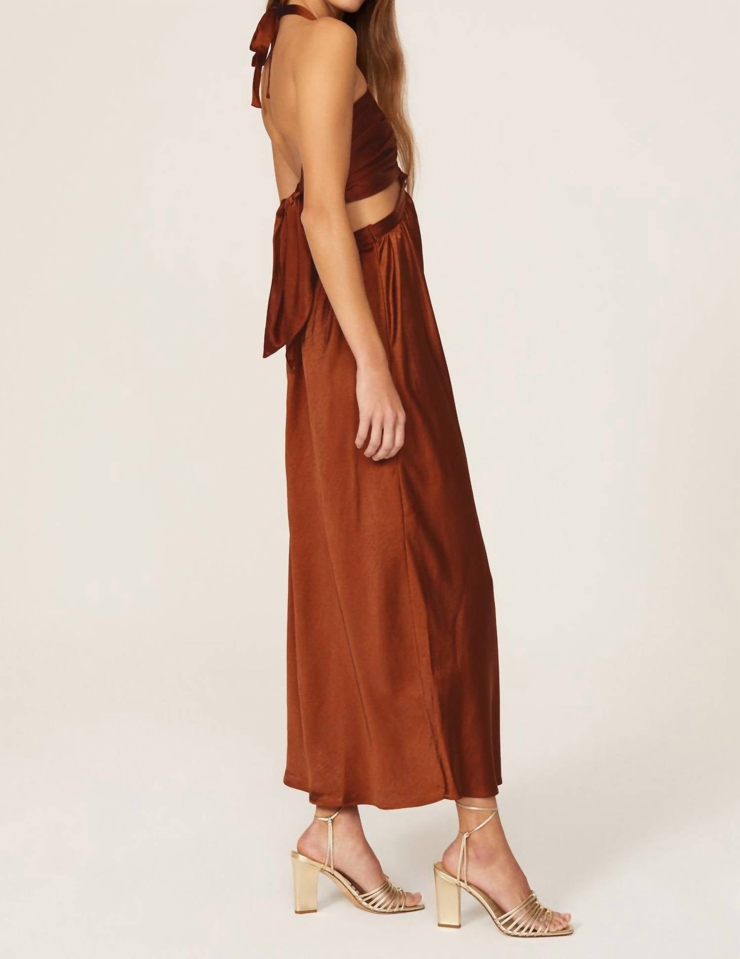 Line And Dot - Emma Cut Out Midi Dress