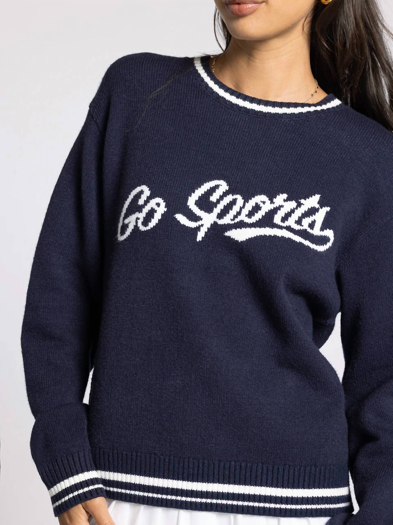 Thread & Supply Go Sports Sweater in navy - women's sweater - view 5