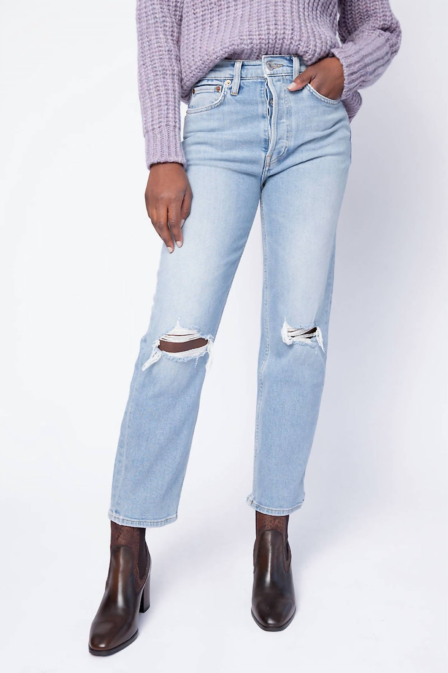 Re/Done - 70s Stove Pipe Jeans