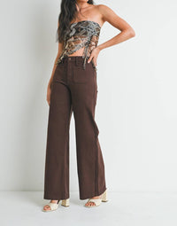 Jbd. - Mini Patch Pocket Wide Leg Jeans