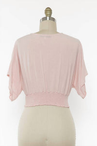Smocked Crop Top