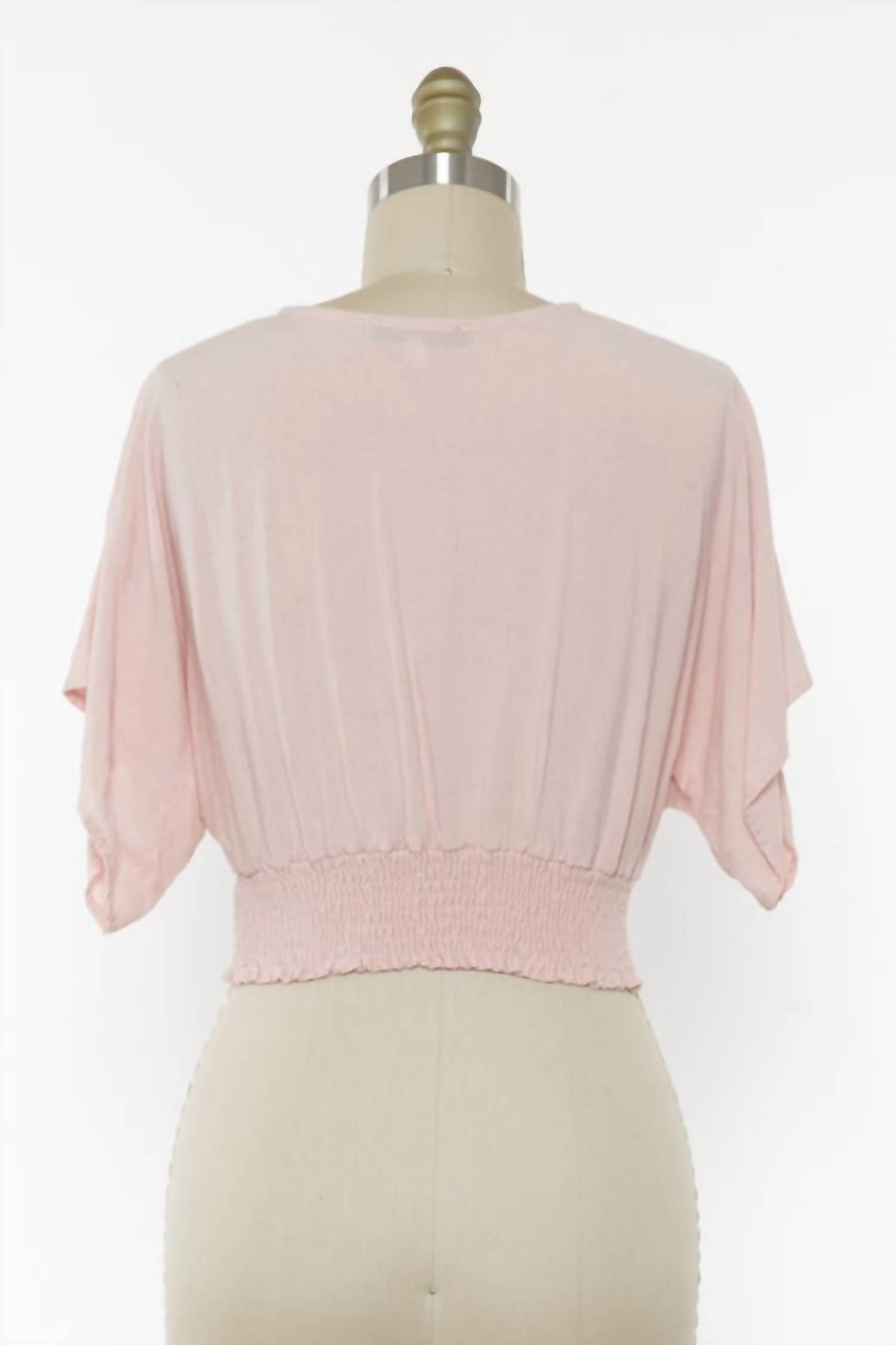 Smocked Crop Top