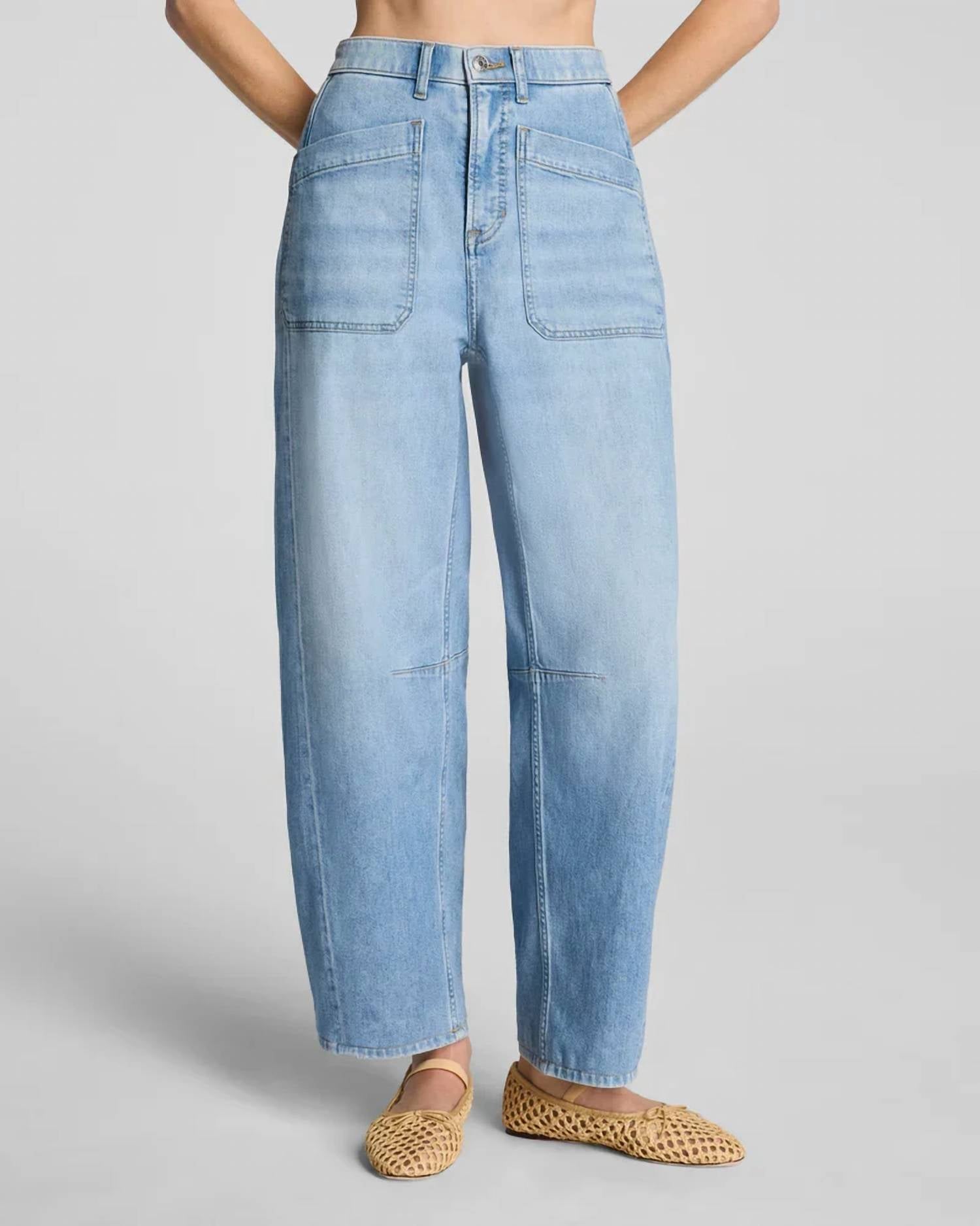 Spanx - Utility Barrel Leg Jeans
