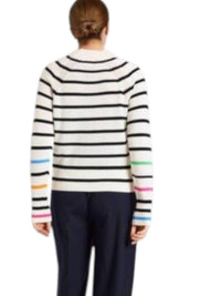 Brodie Cashmere - Liberty Stripe Crew Sweater