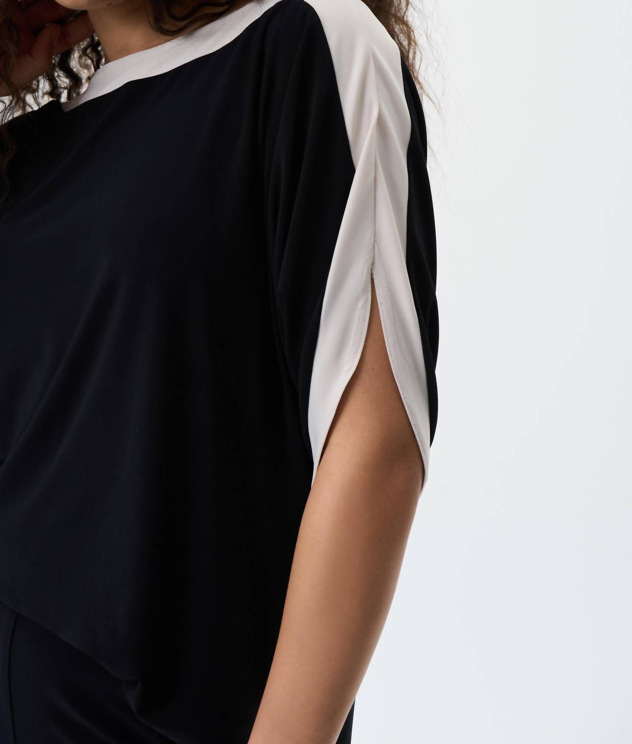 Joseph Ribkoff - Boatneck Jumpsuit With Contrast Trim